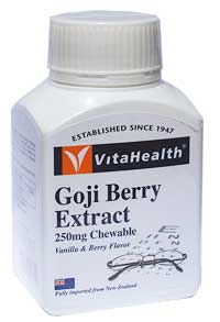 รูปภาพของ Vitahealth Goji Berry Extract Chewable 30 softgels โกจิ เบอร์รี่
